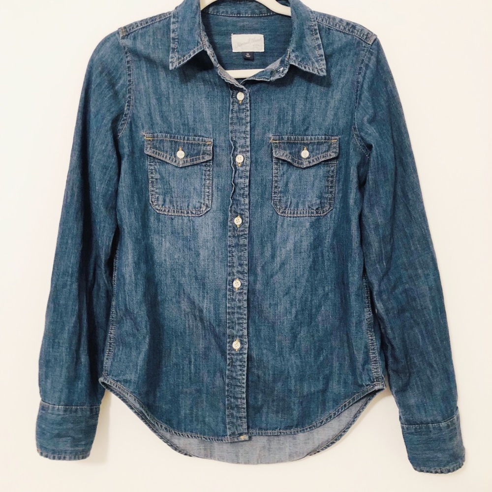 Denim Button Up Longsleeve